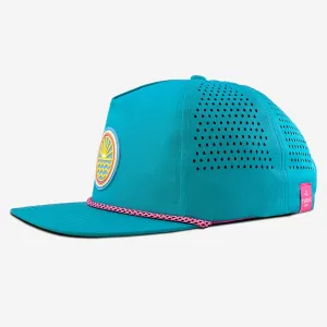 80s Sun Wave Waterproof Hat - Coral