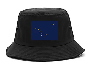 Alaska State Flag AK Chest Mens Bucket Hat