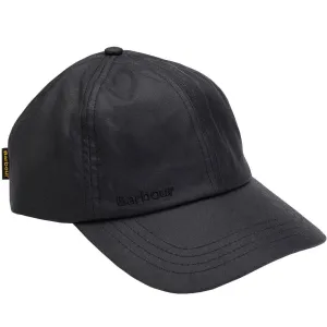 Barbour Baseball Cap - Sports - Black Wax MHA0005BK911