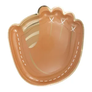 BAS1041 - Baseball Mitt Shaped Paper Plate