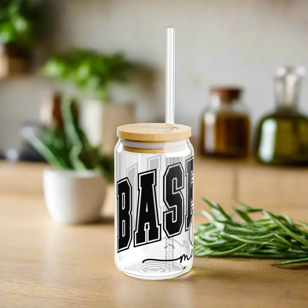 Baseball Mama | Sipper Glass, 16oz