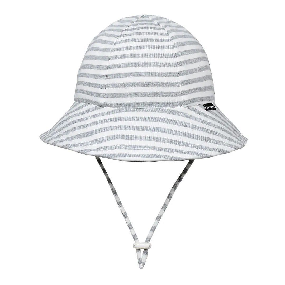 Bedhead Baby & Toddler Bucket Sun Hat - Grey Stripe