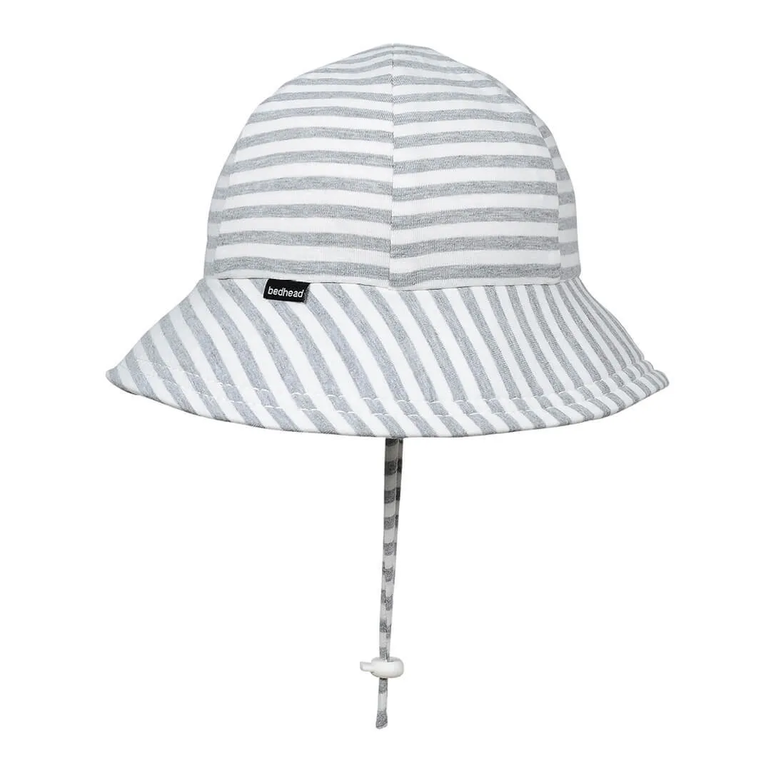 Bedhead Baby & Toddler Bucket Sun Hat - Grey Stripe