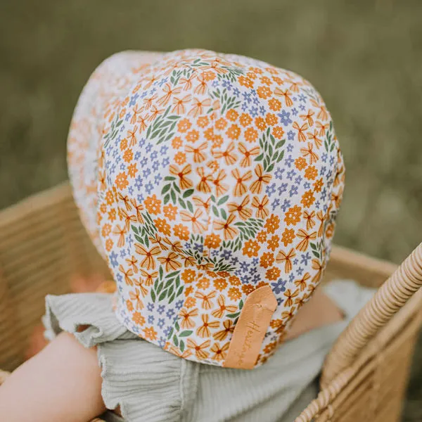 Bedhead Heritage Reversible Sun Bonnet - Mabel / Maize