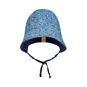 Bedhead Heritage Reversible Sun Bonnet - Paisley / Indigo