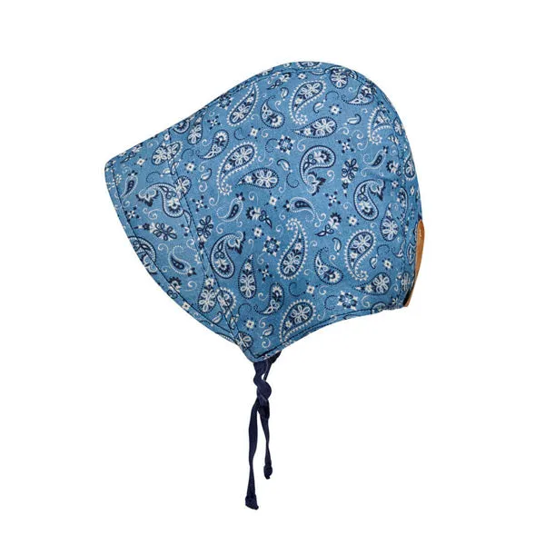 Bedhead Heritage Reversible Sun Bonnet - Paisley / Indigo