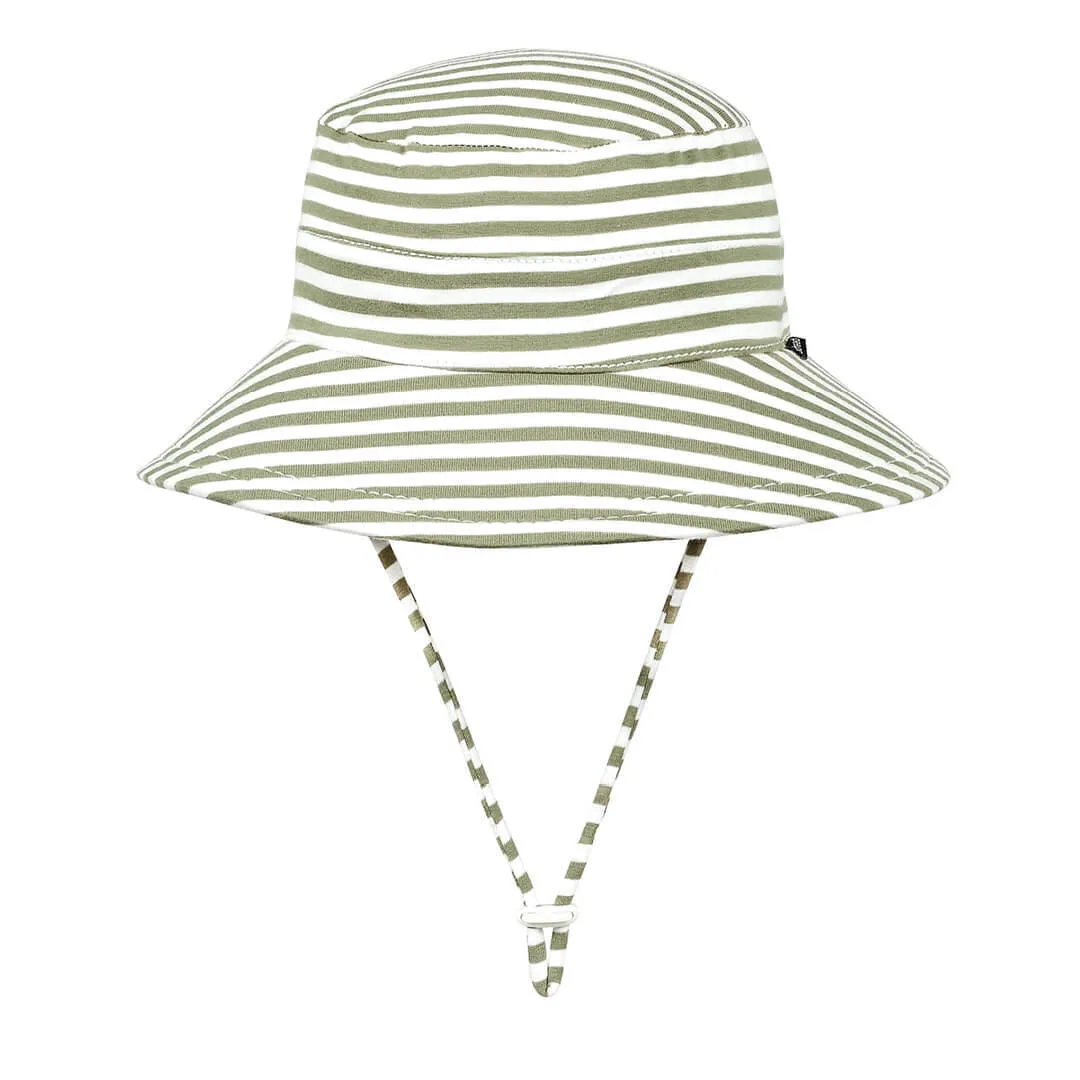 Bedhead Kids Bucket Sun Hat - Khaki Stripe