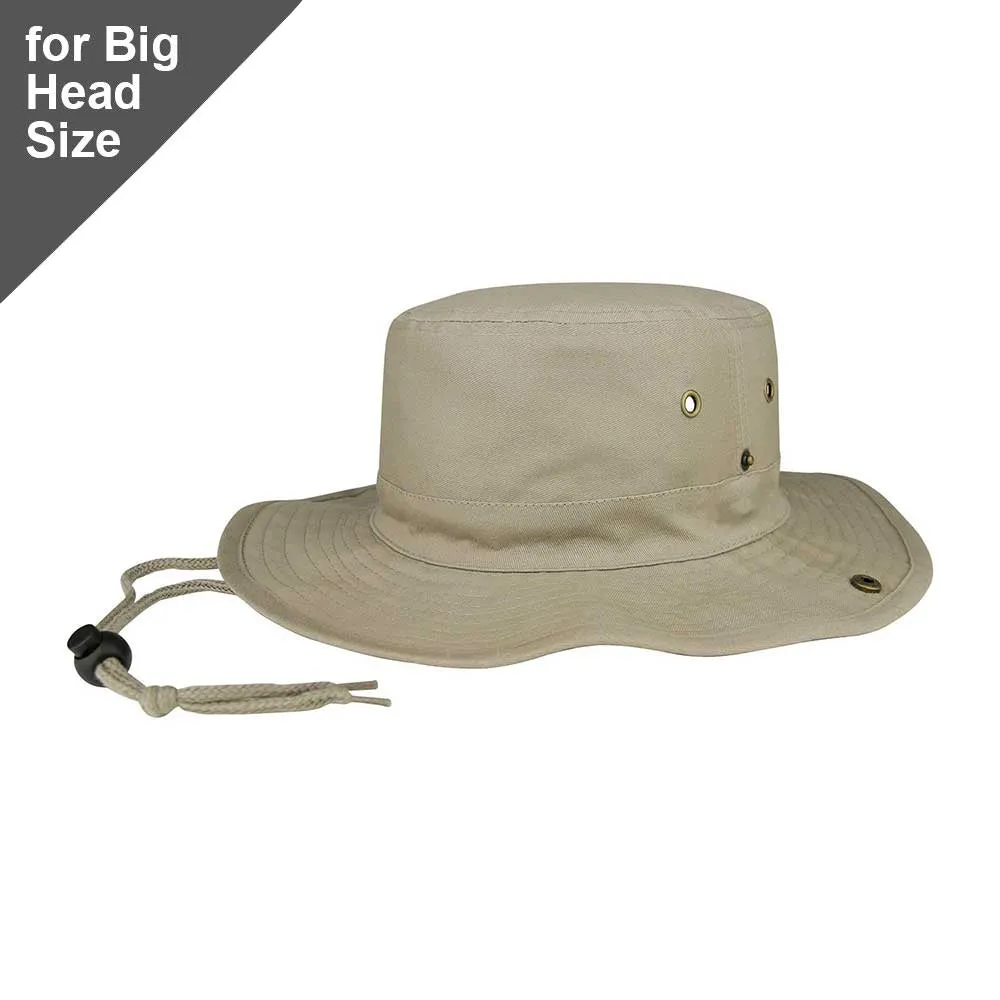 Big Head Brushed Twill Aussie Hat