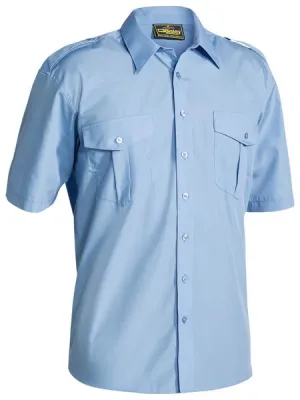 Bisley Epaulette Shirt - Short Sleeve (B71526)