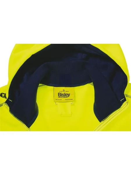 Bisley Hi Vis Zip Front Fleece Hoodie (BK6819)