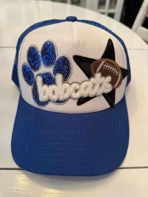 Bobcats Football Patch Trucker Hat