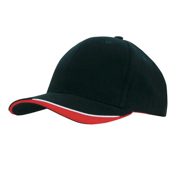 Brushed Heavy Cotton 6 Panel Baseball Cap