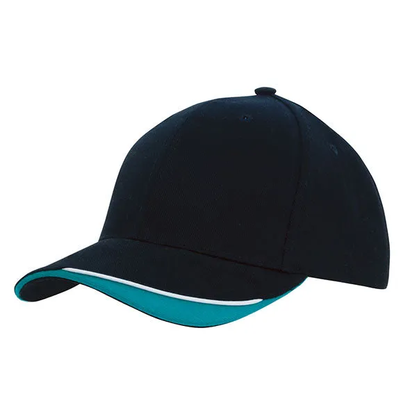 Brushed Heavy Cotton 6 Panel Baseball Cap