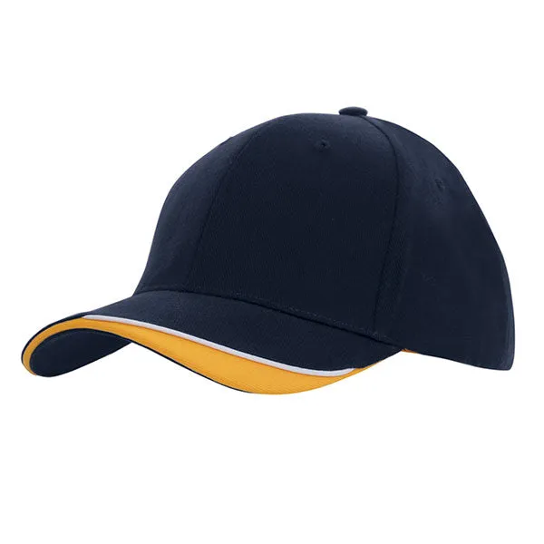 Brushed Heavy Cotton 6 Panel Baseball Cap