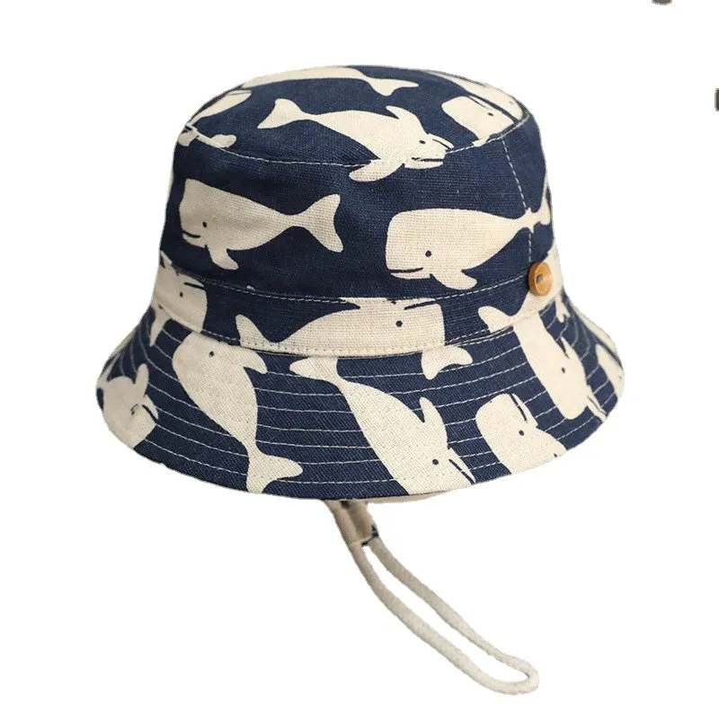 Bucket Hats Summer Children UV Protection Panama Sun Hat Kid Camping Fishing Cap Girls Boys Beach Caps 6 months to 12 years