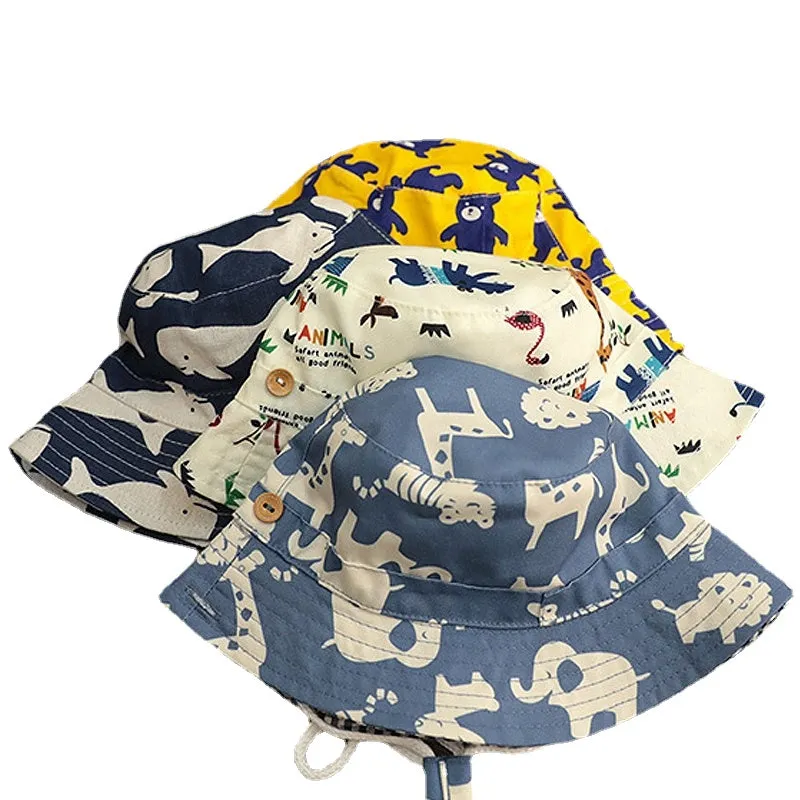 Bucket Hats Summer Children UV Protection Panama Sun Hat Kid Camping Fishing Cap Girls Boys Beach Caps 6 months to 12 years