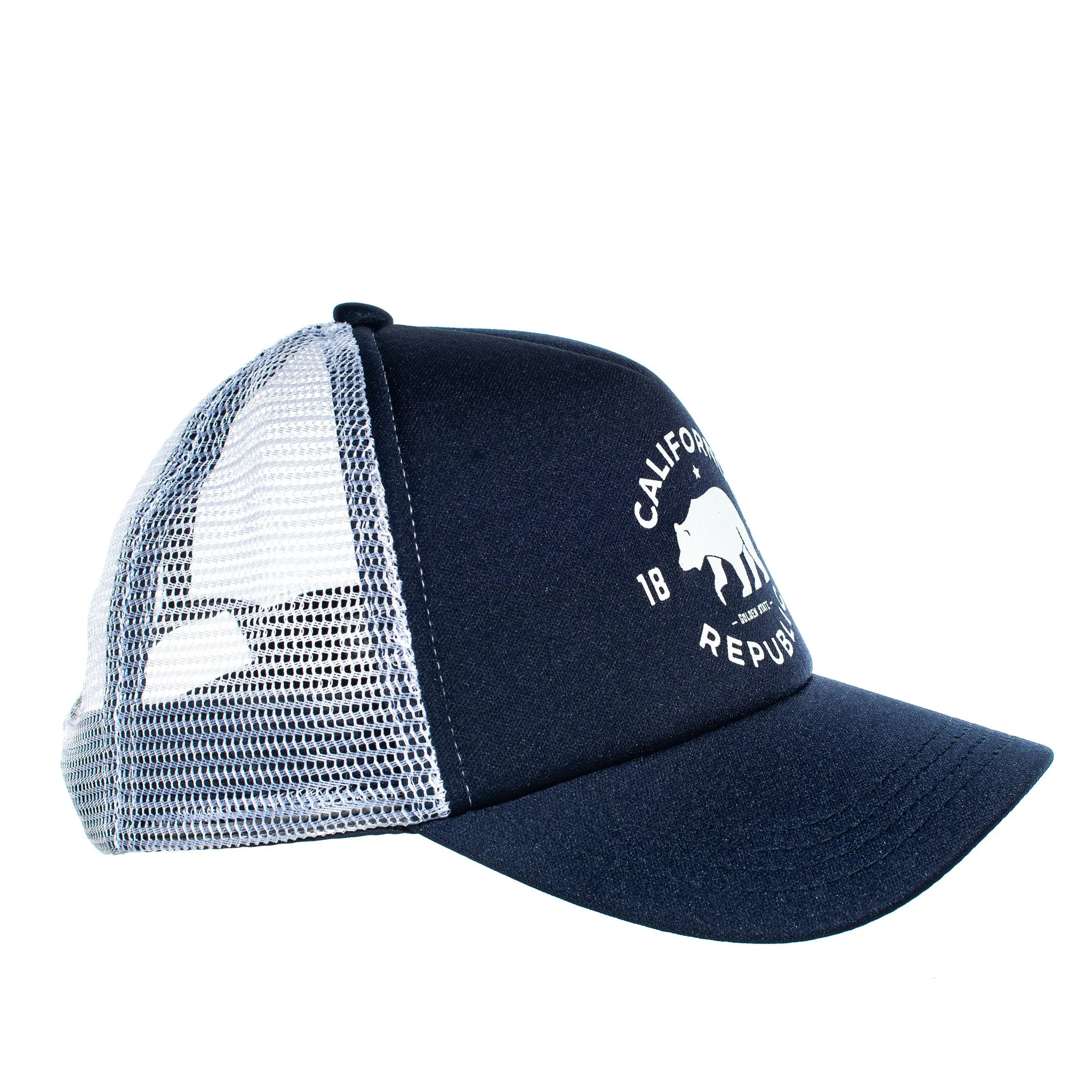 Cali Rep Navy Trucker Hat