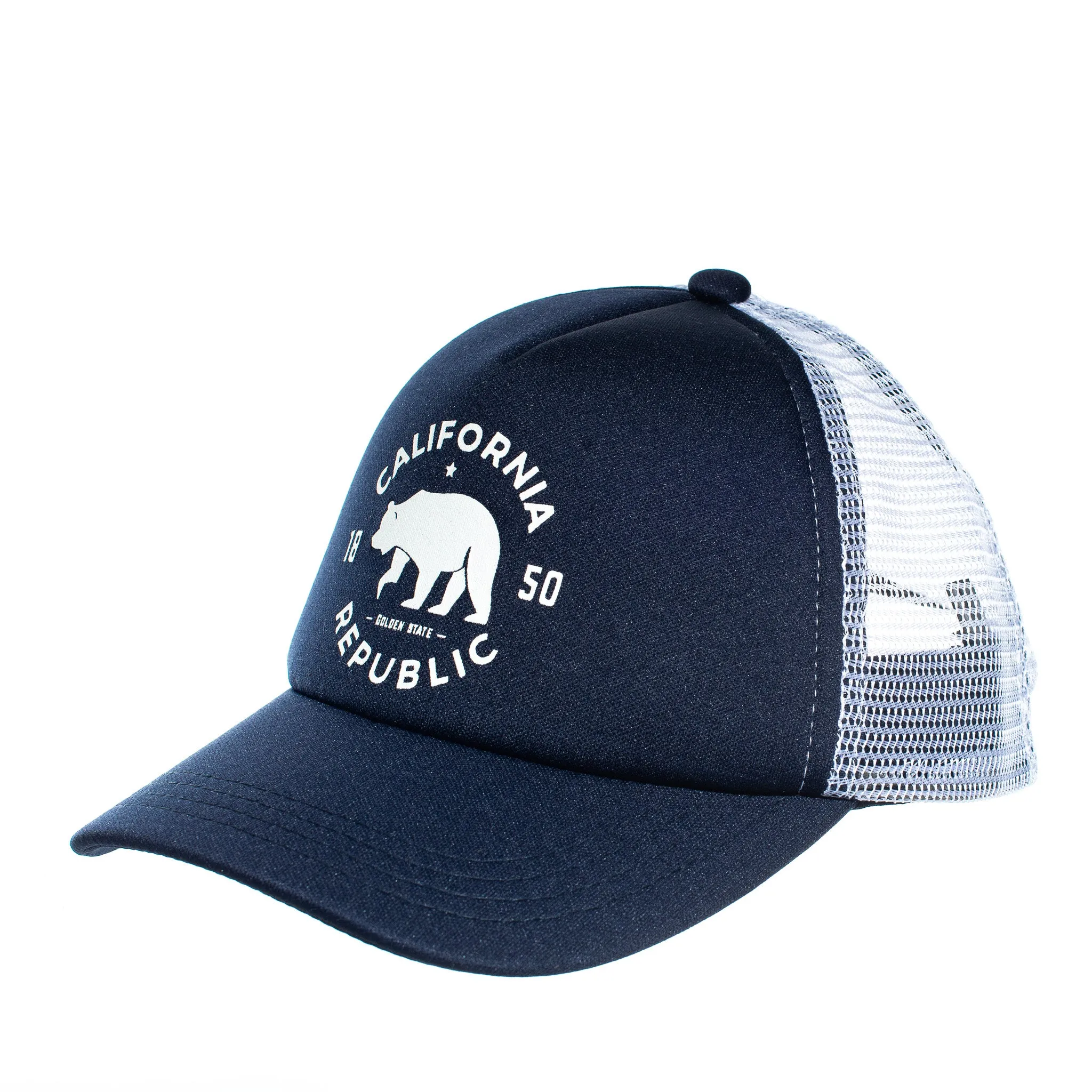 Cali Rep Navy Trucker Hat