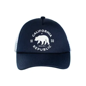 Cali Rep Navy Trucker Hat