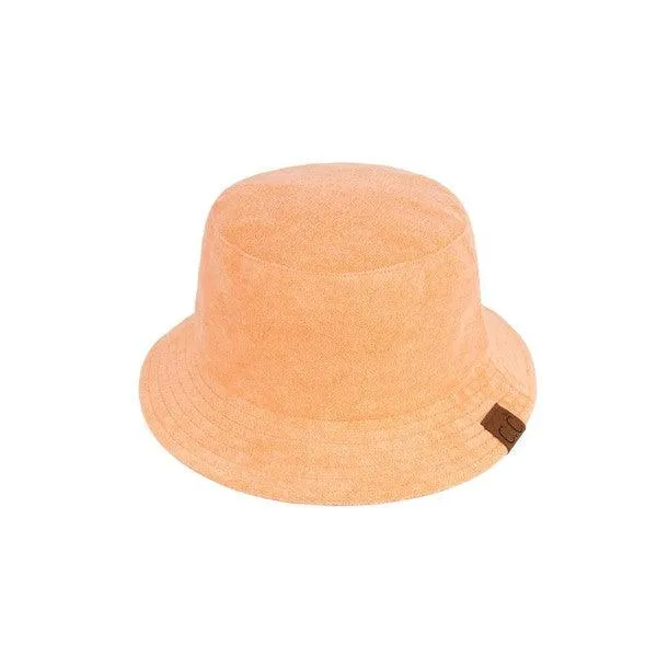 CC Terry Cloth Foldable Bucket Hat