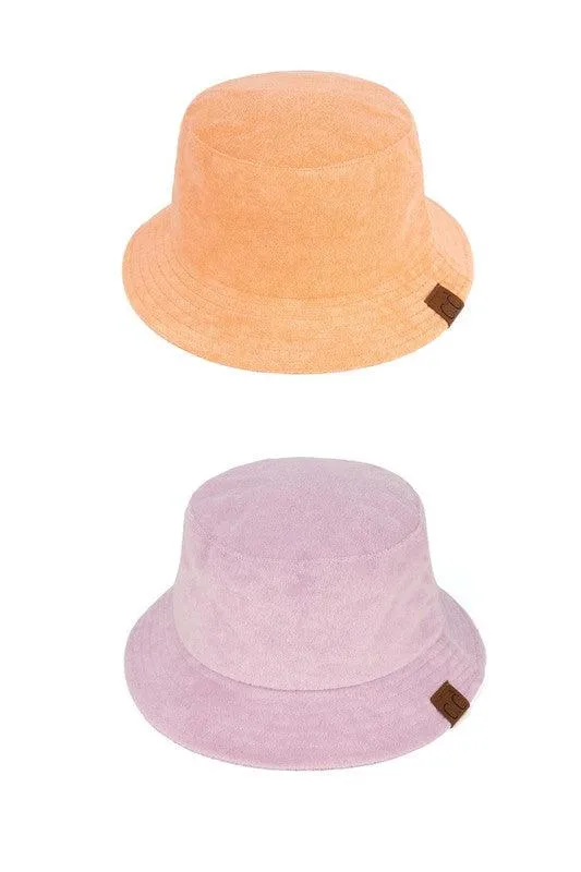 CC Terry Cloth Foldable Bucket Hat