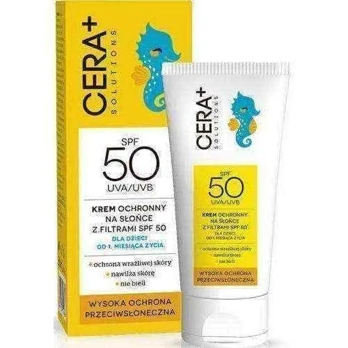 CERA  SPF50 sun protection cream for children from 1 month of age 50ml, kids sunscreen