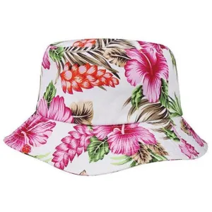 Cotton Floral Summer Bucket Hat