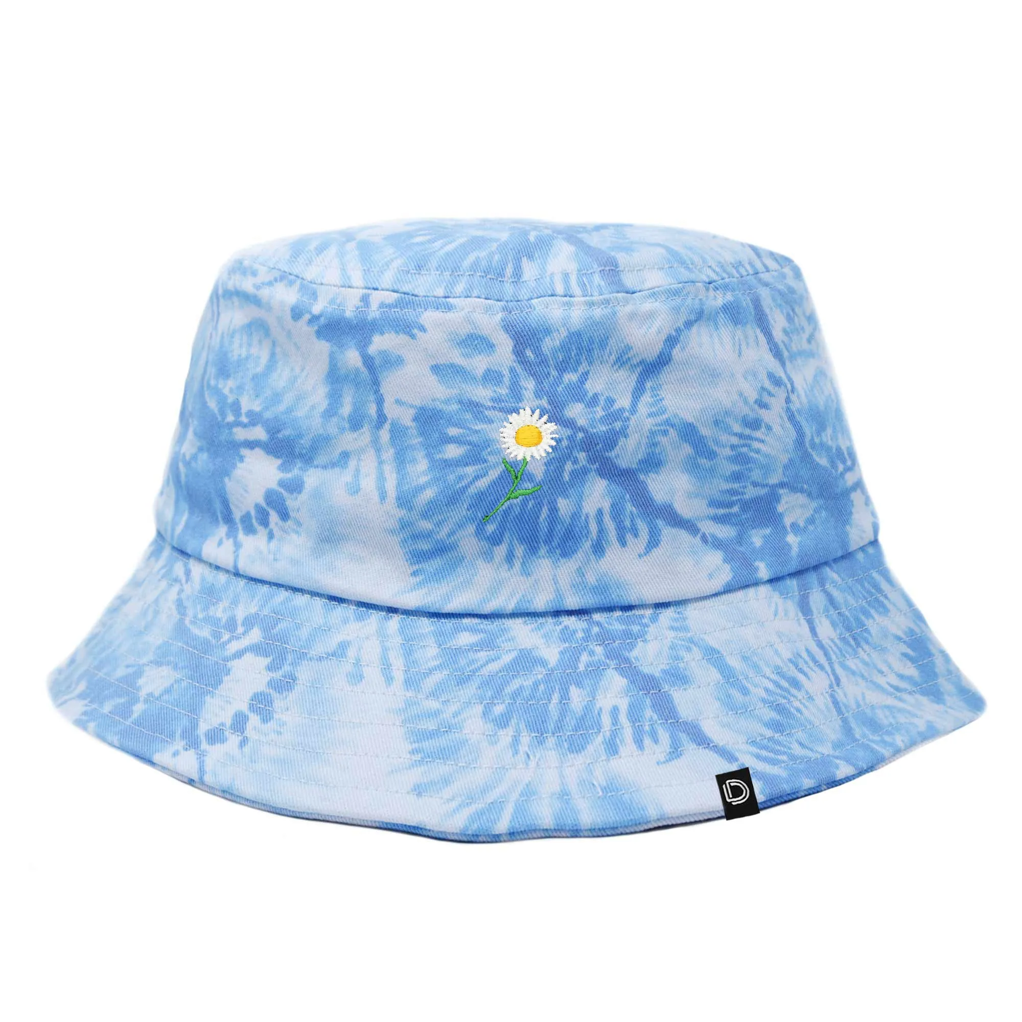 Dalix Daisy Tie Dye Bucket Hat