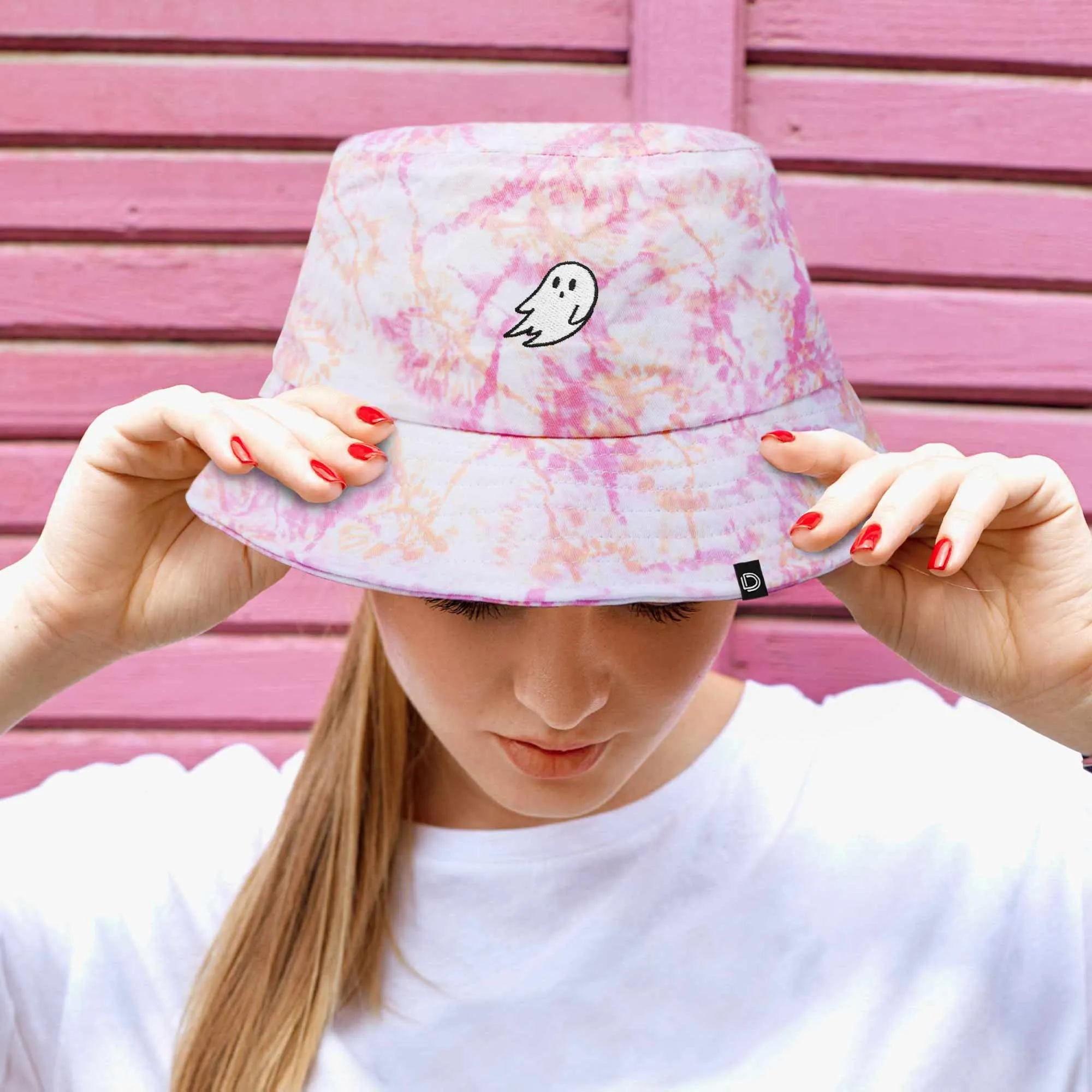 Dalix Ghost Tie Dye Bucket Hat