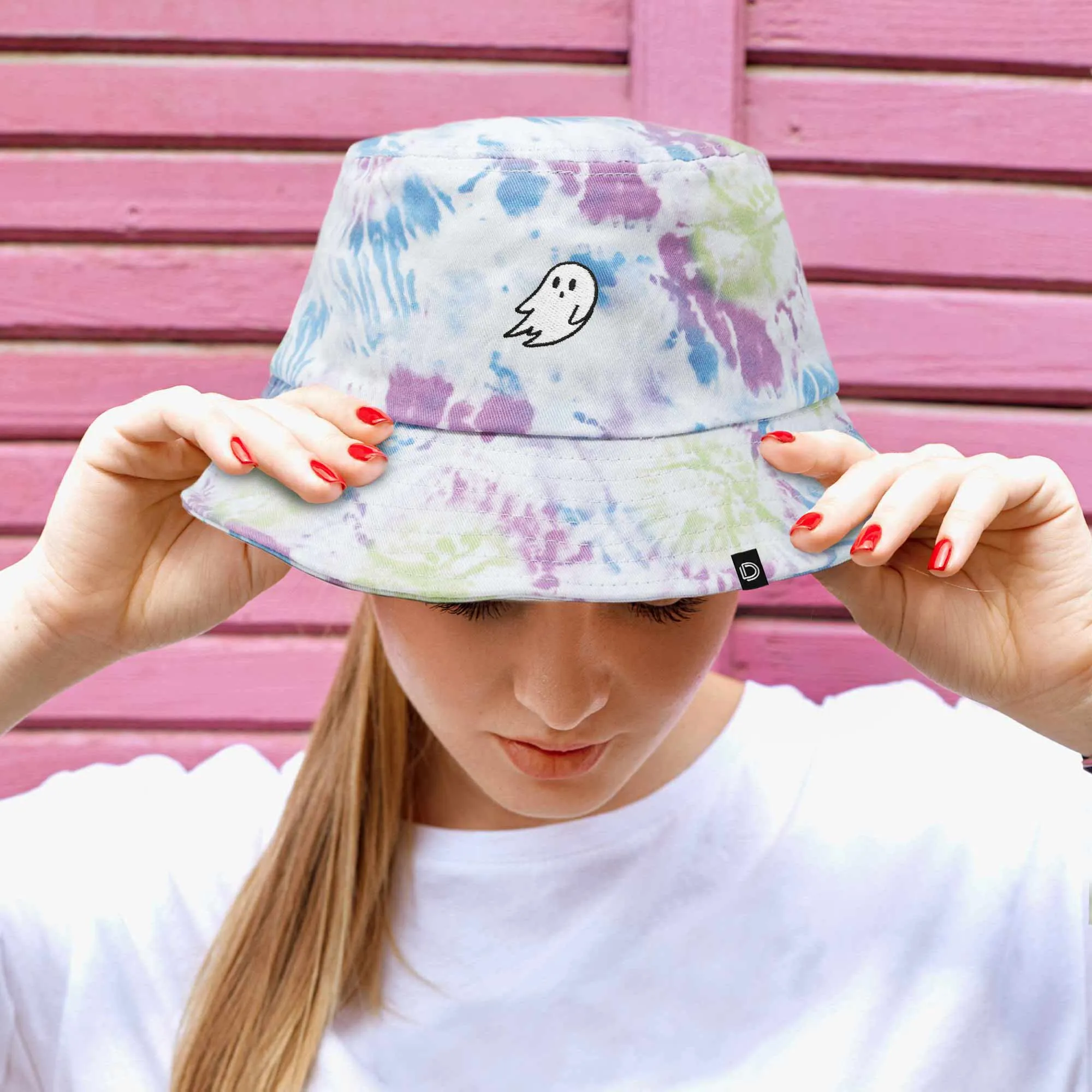 Dalix Ghost Tie Dye Bucket Hat