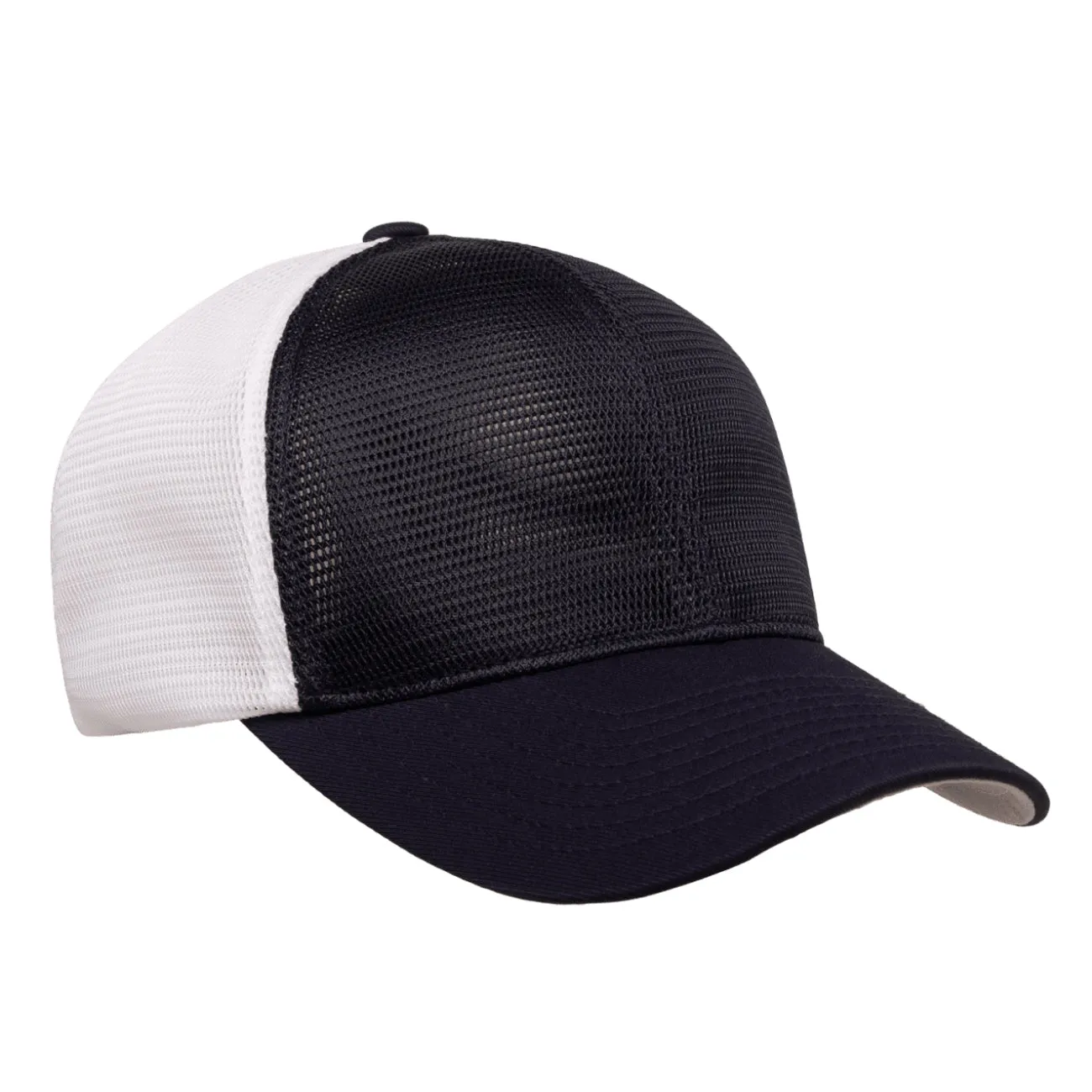 Flexfit Unstructured Two-Tone 6-Panel Omnimesh Cap w/ Permacurv Visor