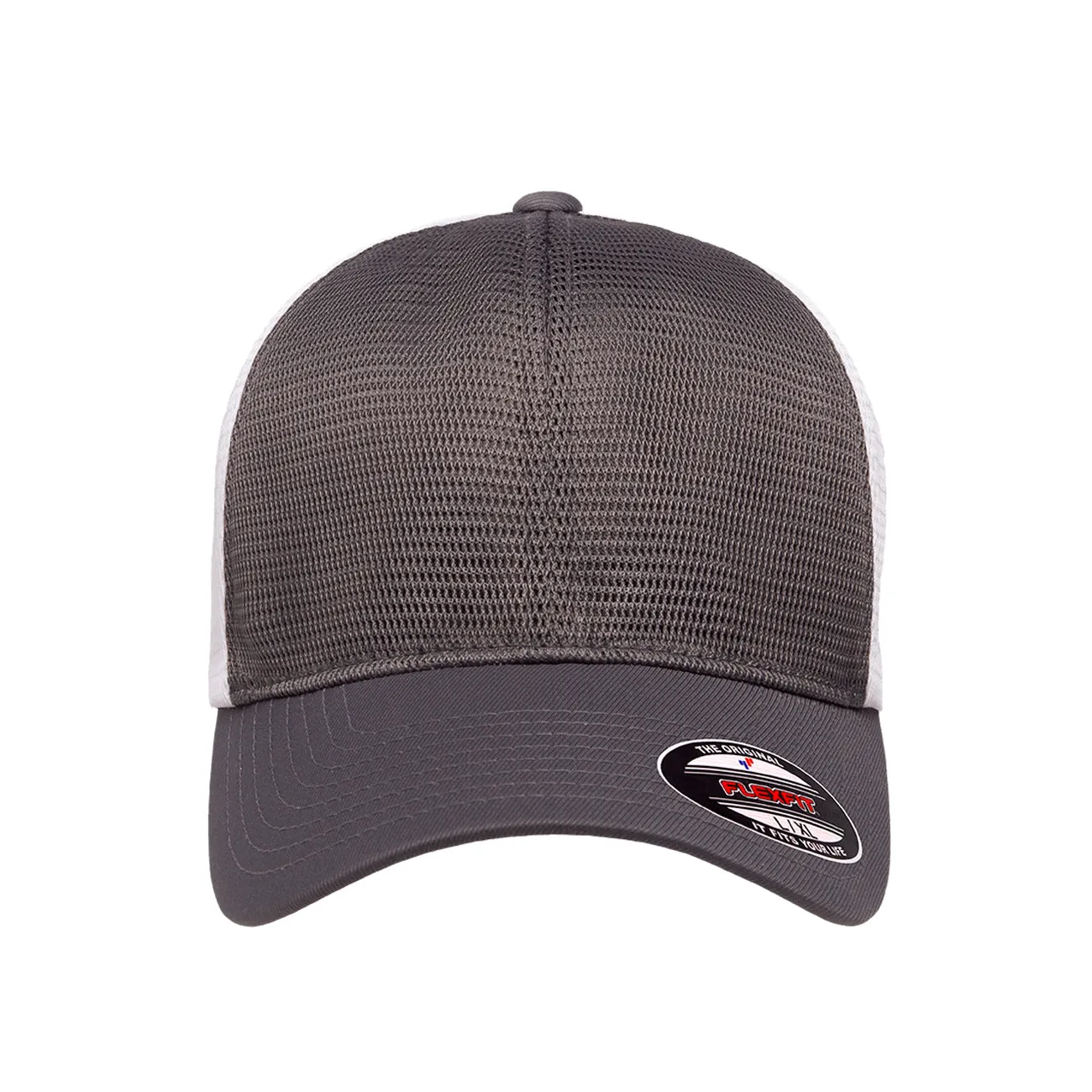 Flexfit Unstructured Two-Tone 6-Panel Omnimesh Cap w/ Permacurv Visor