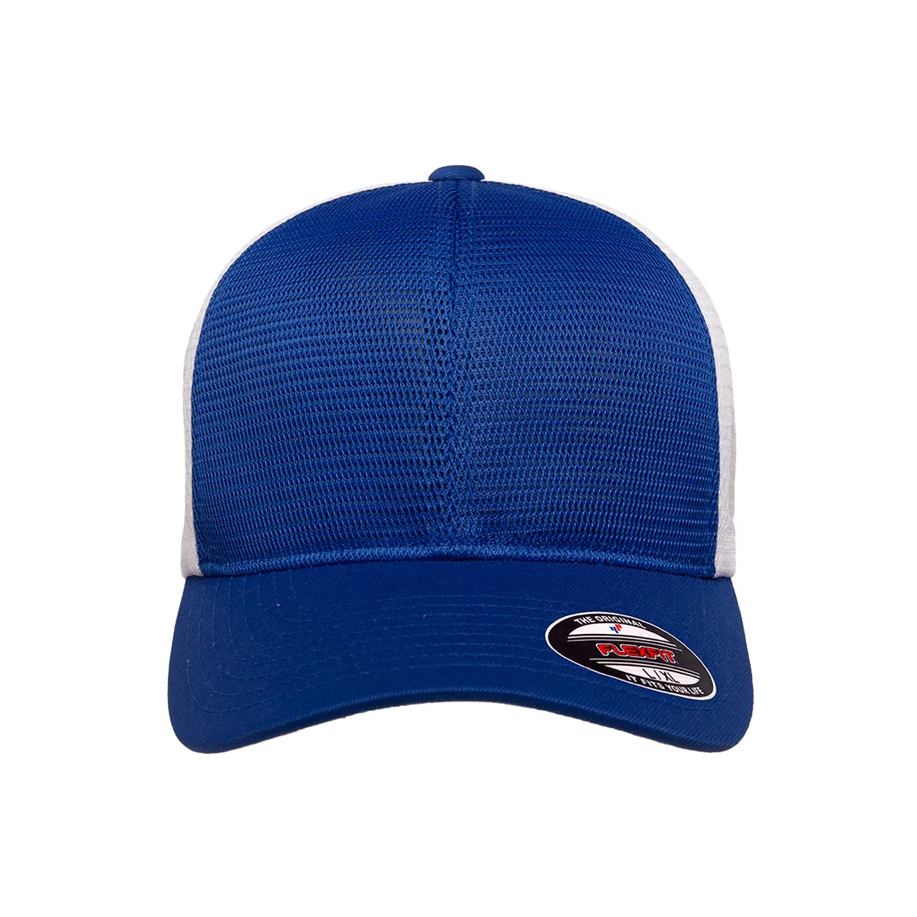 Flexfit Unstructured Two-Tone 6-Panel Omnimesh Cap w/ Permacurv Visor