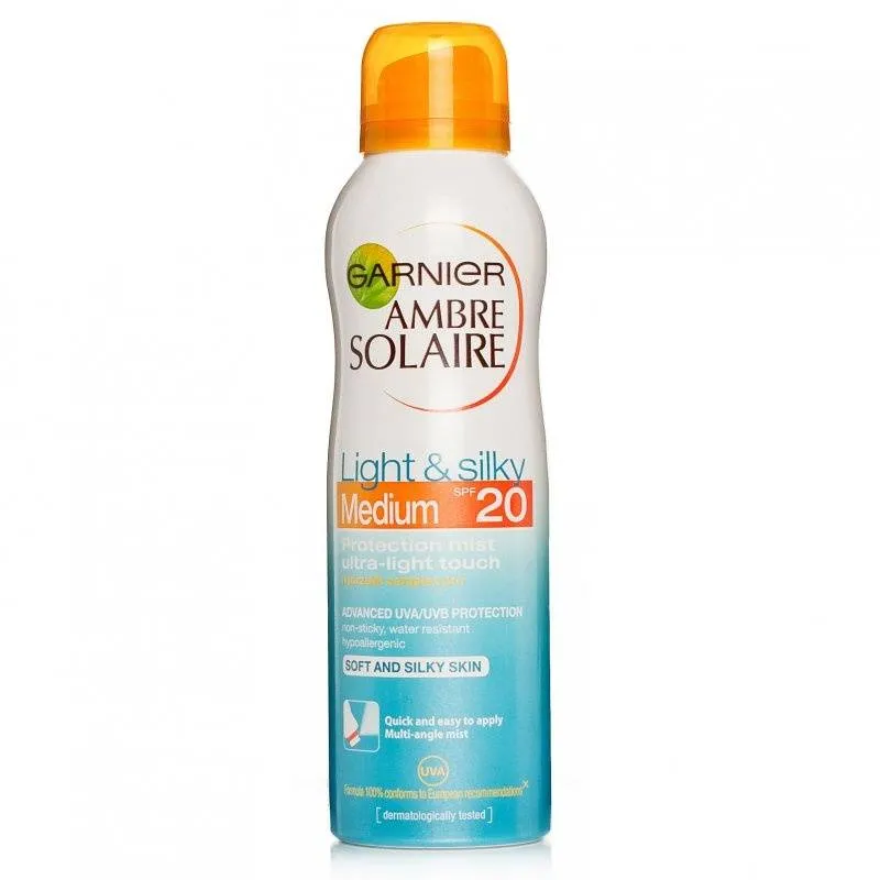 Garnier Ambre Solaire Light & Silky Mist SPF20 (150ml)