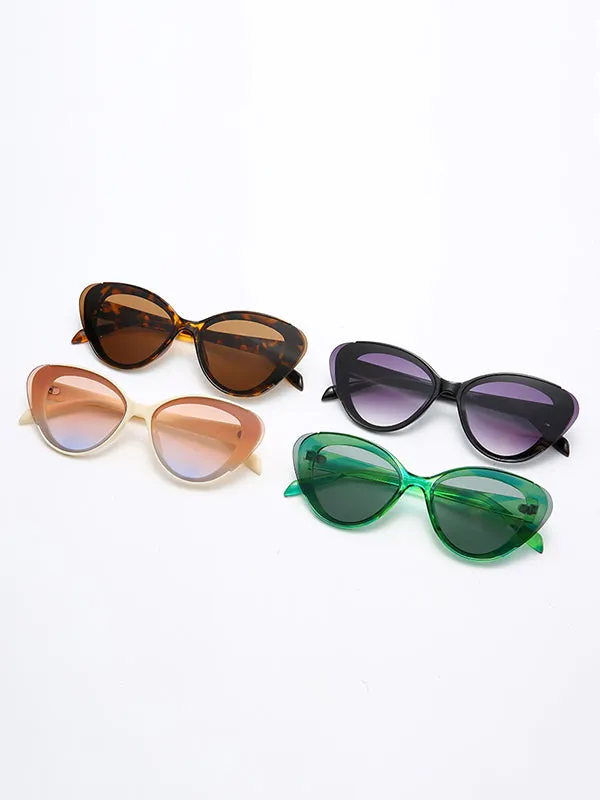 Geometric Sun Protection Sunglasses Accessories