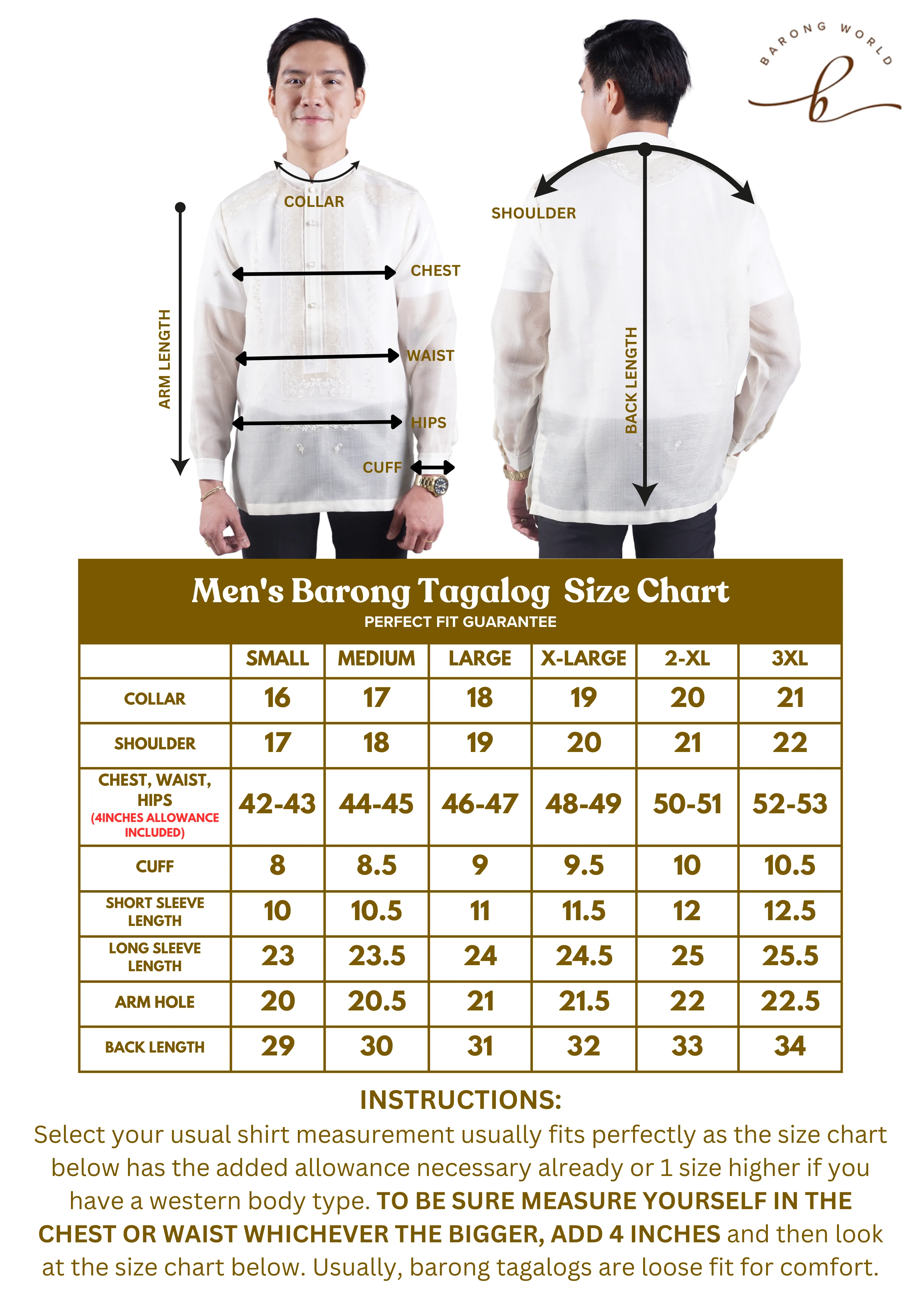 Golden Premium Barong Tagalog Coat - Piolo - JS7