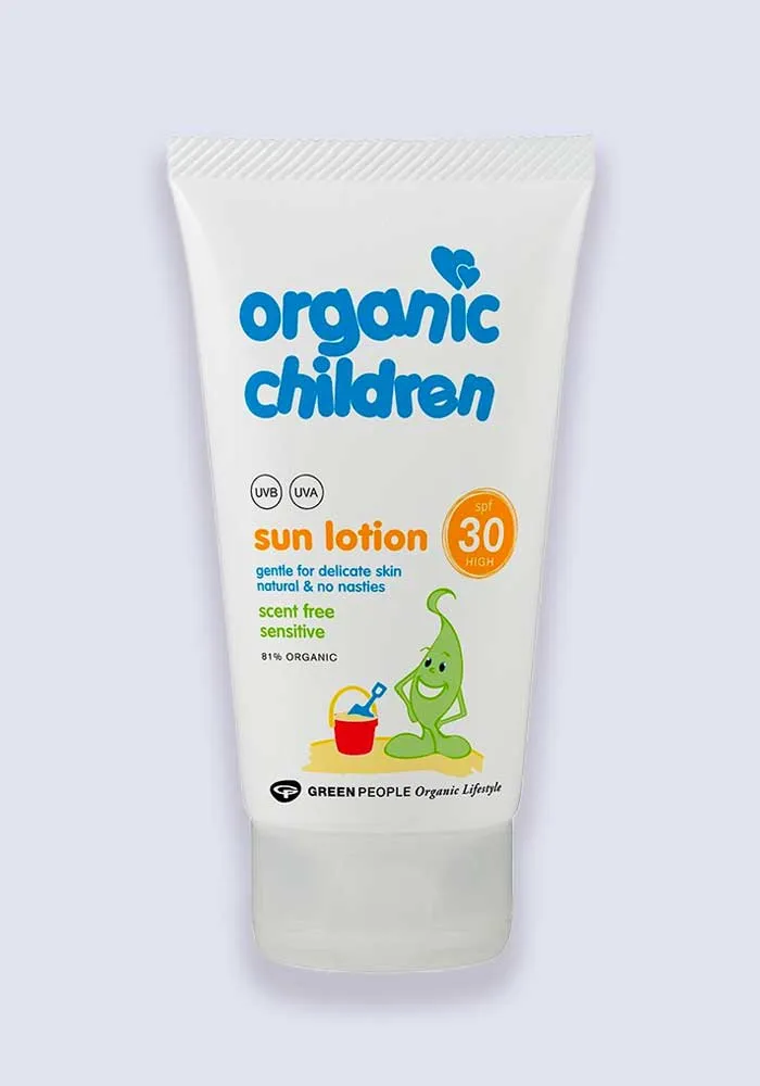 Green People SPF 30 Children's Scent Free Sun Lotion 150ml