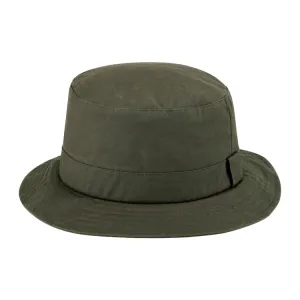 Hoggs of Fife Wax Bush Hat - Dark Olive