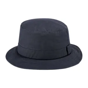 Hoggs of Fife Wax Bush Hat - Navy