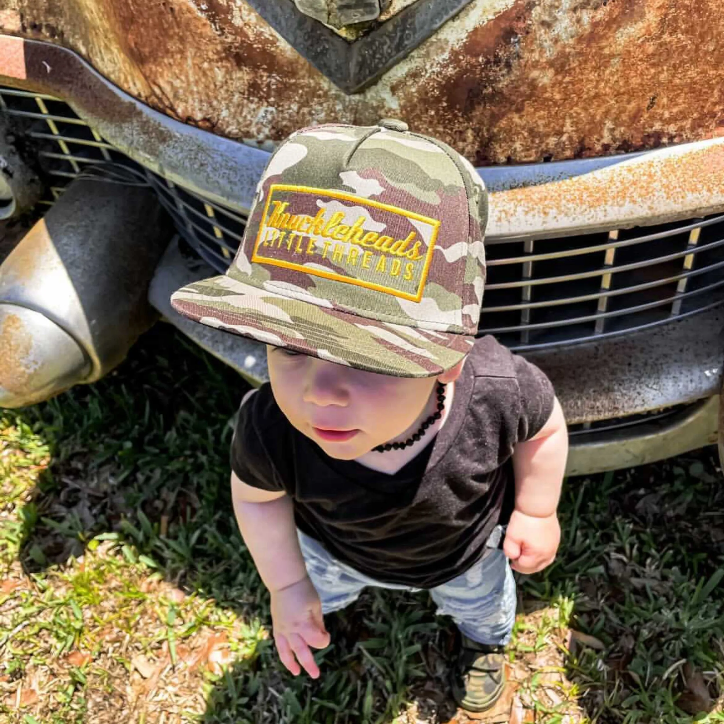 Hunter Gold Kids Trucker Hat