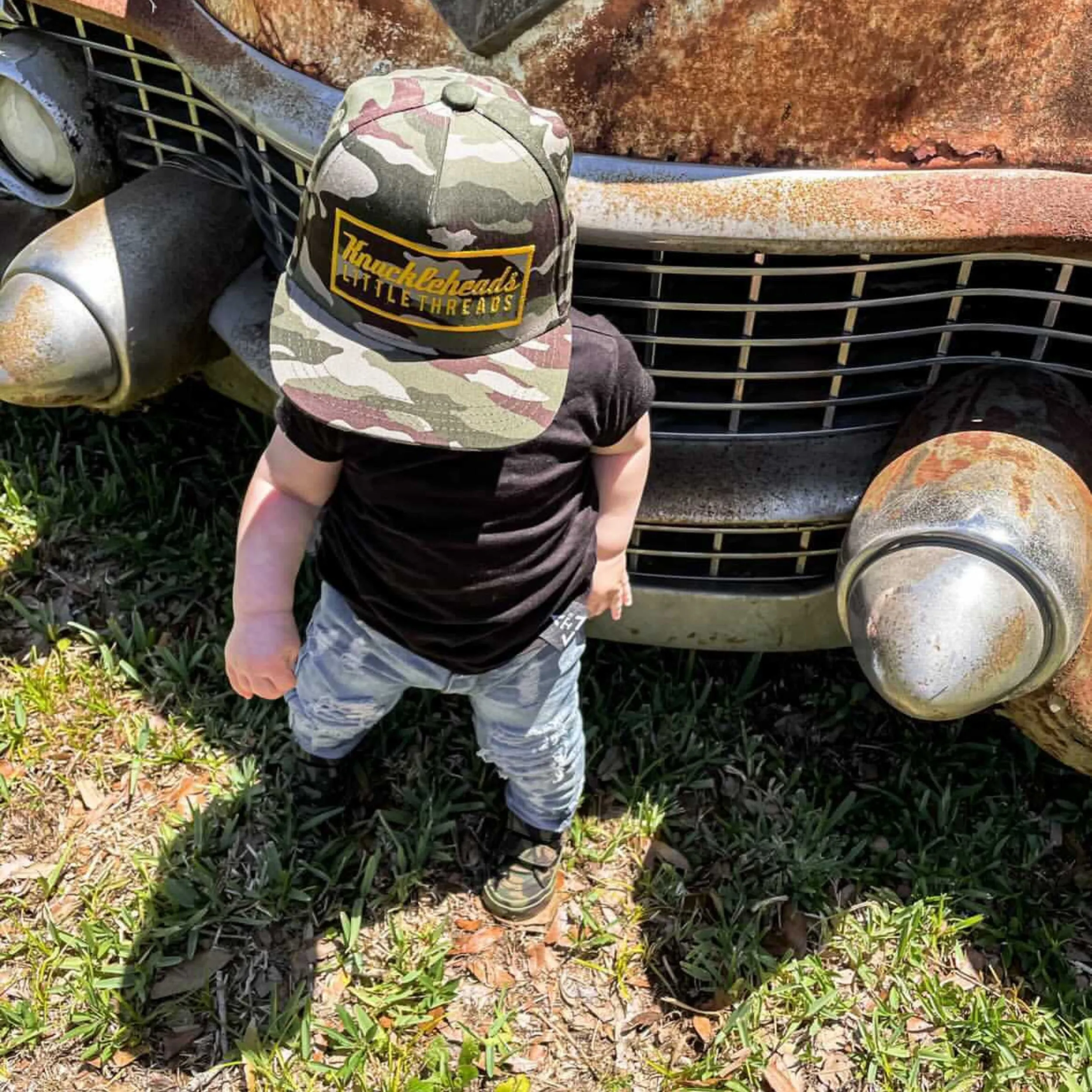 Hunter Gold Kids Trucker Hat