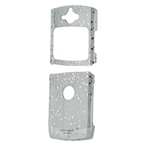 Kate Spade Protective Hardshell Case for Motorola Razr (2019) - Clear/Disco Dots