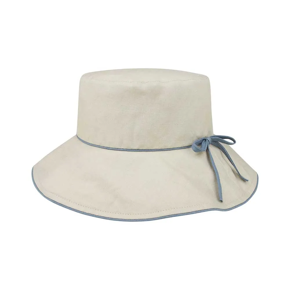 Ladies' Fashion Linen Wide Brim Hat