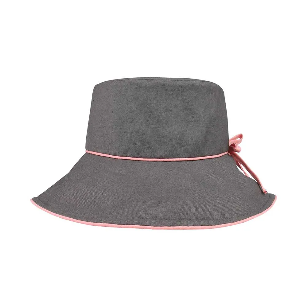 Ladies' Fashion Linen Wide Brim Hat