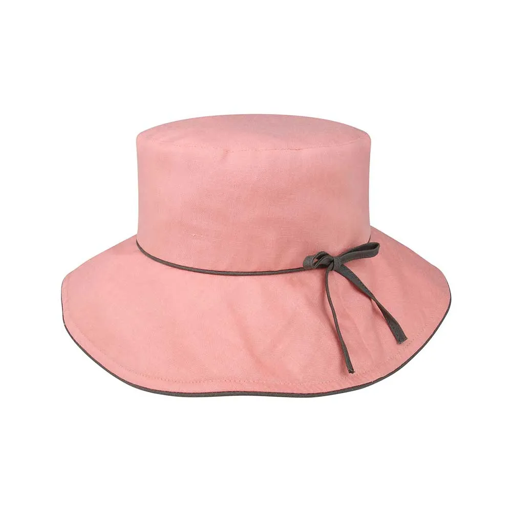 Ladies' Fashion Linen Wide Brim Hat