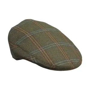 Laksen Chester Tweed Drivers Flat Cap