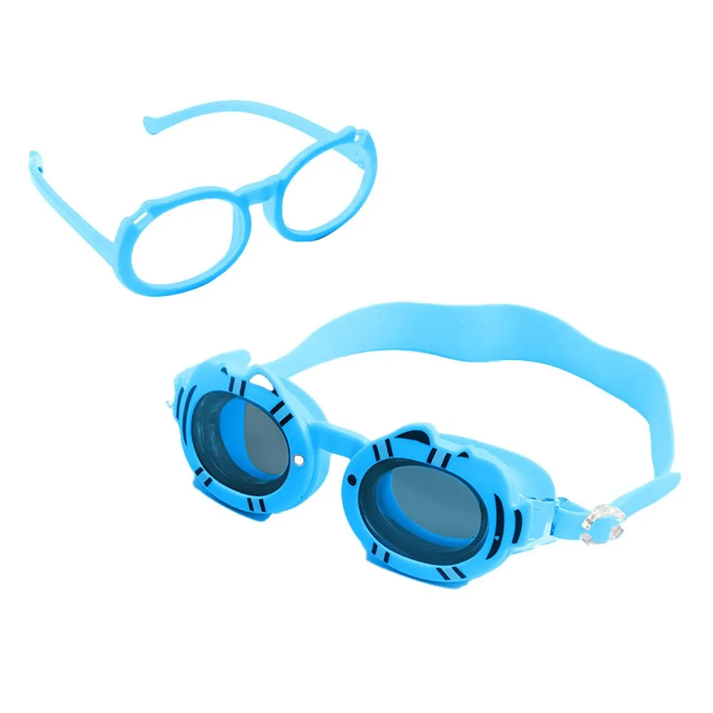 Little Surprise Box Fish Dual Glass Frame Sun protection & Swimming Goggles for Kids, UV protected and Anti Fog.