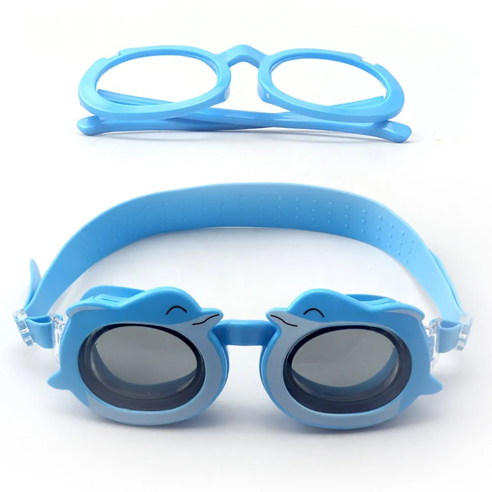 Little Surprise Box Fish Dual Glass Frame Sun protection & Swimming Goggles for Kids, UV protected and Anti Fog.