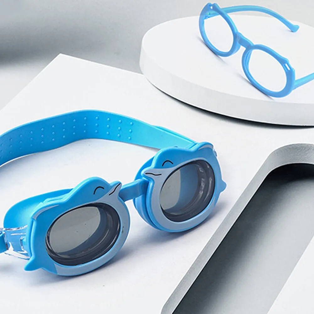 Little Surprise Box Fish Dual Glass Frame Sun protection & Swimming Goggles for Kids, UV protected and Anti Fog.