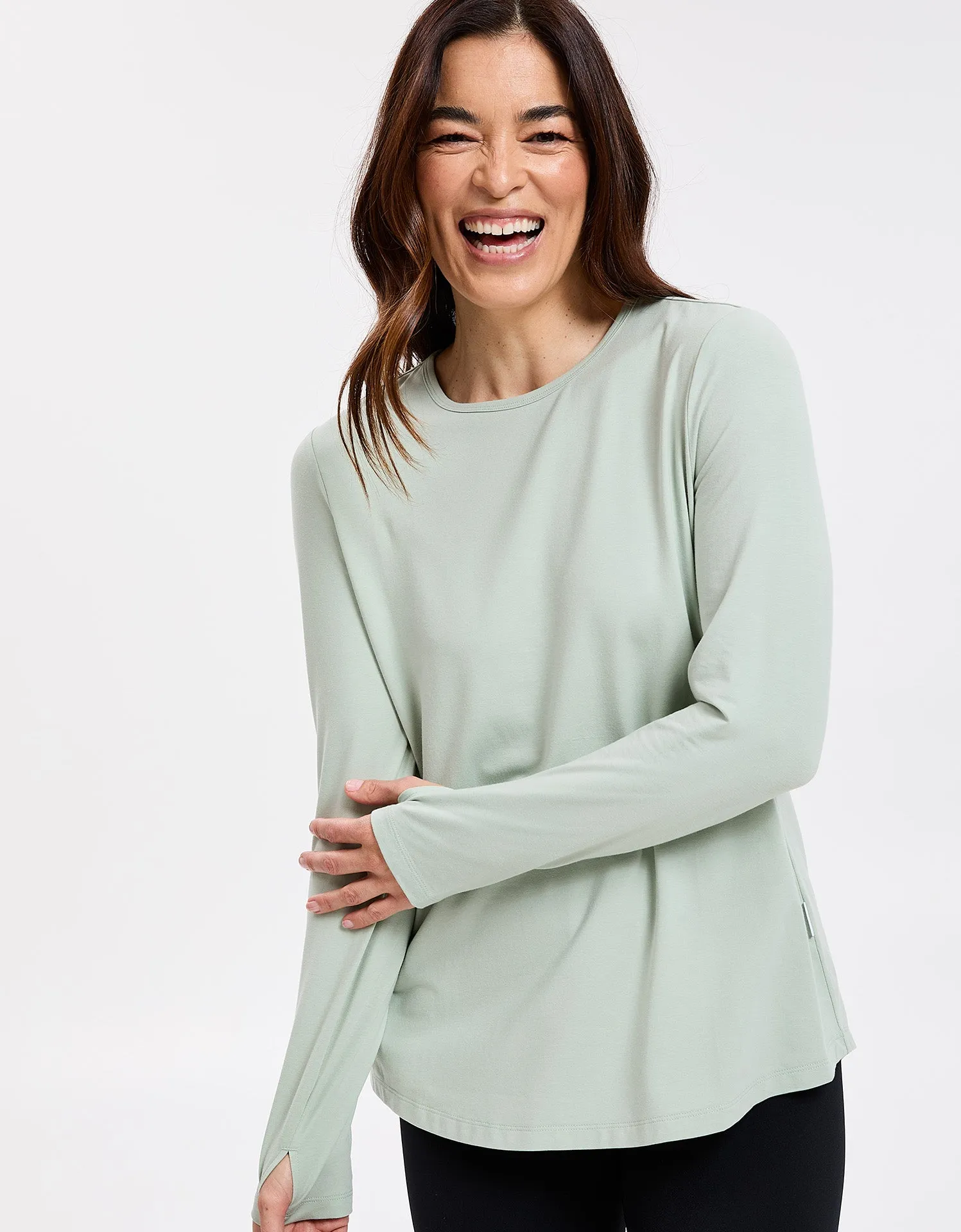 Loose Fit Long Sleeve Swing Top UPF 50  Sensitive Collection